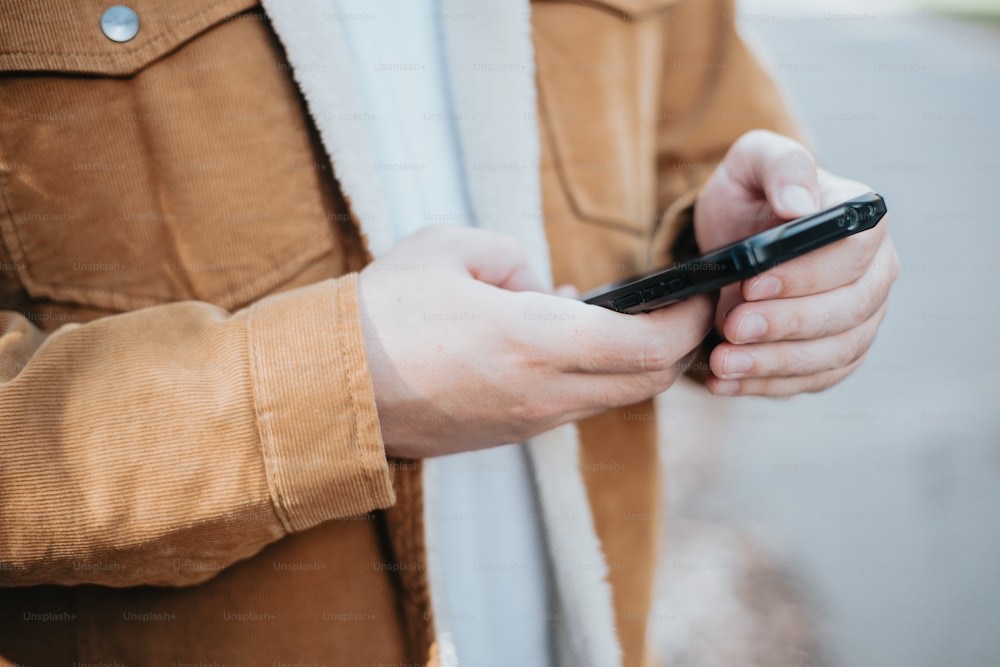 A booking being made on a phone